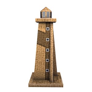 3D Lighthouse of San Roman Venezuela