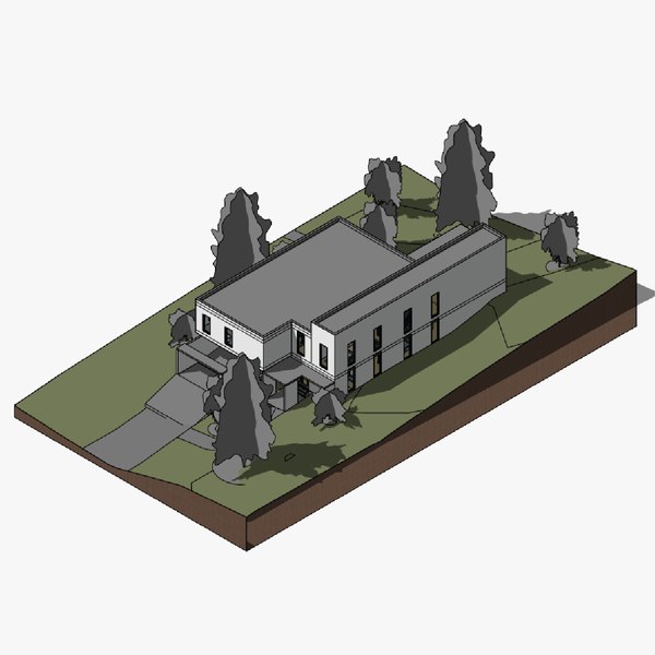 Big house - Revit model 3D