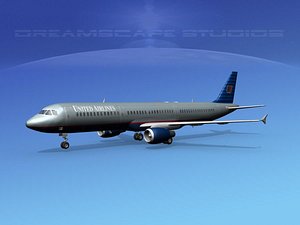 scale airline airbus 3d model