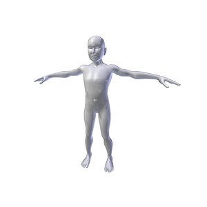 Boy 0 87m basemesh 3D model