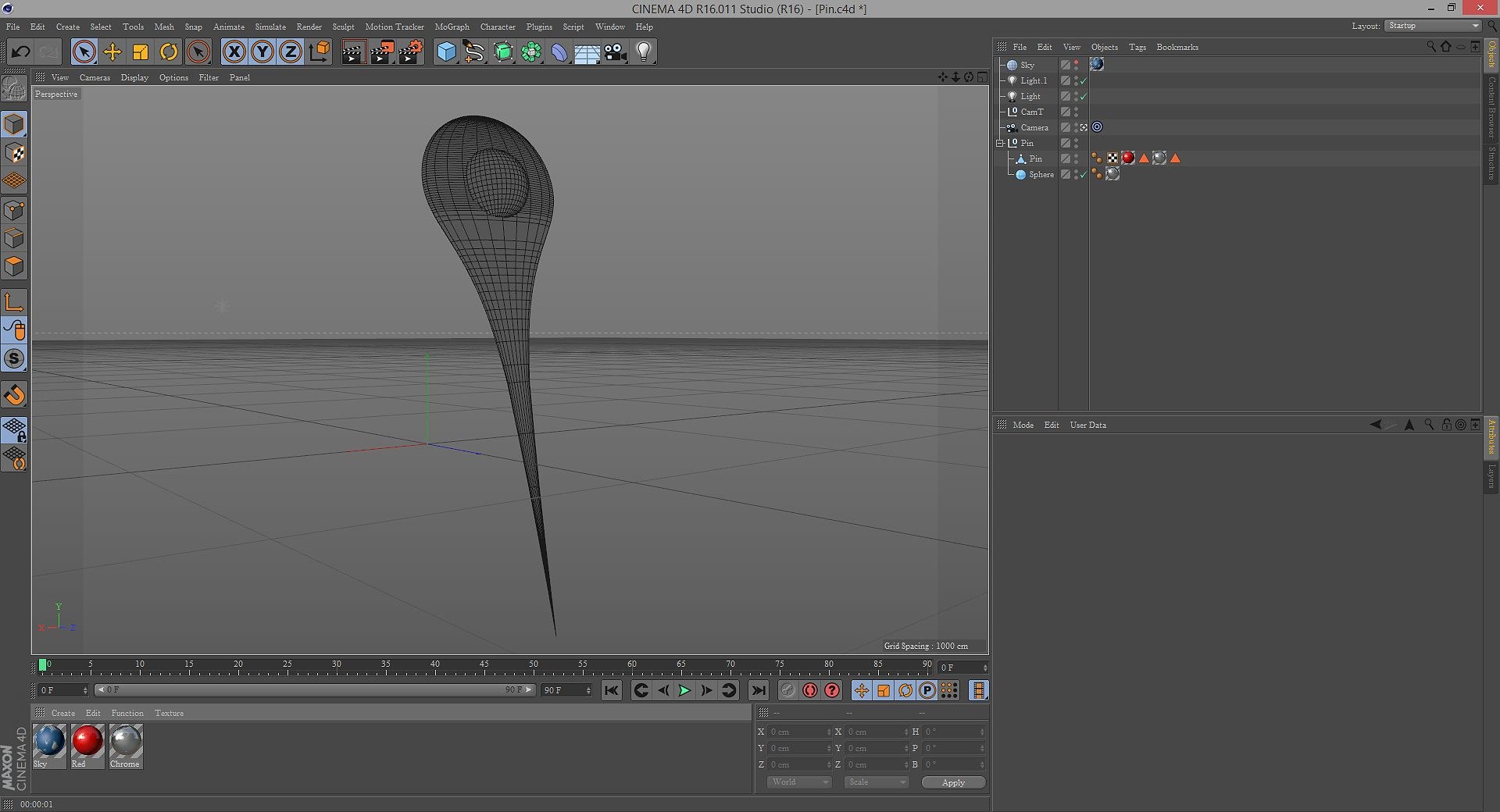 3d Location Pin Model