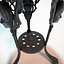 Traditional Girl's head cast iron table