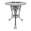 Traditional Girl's head cast iron table