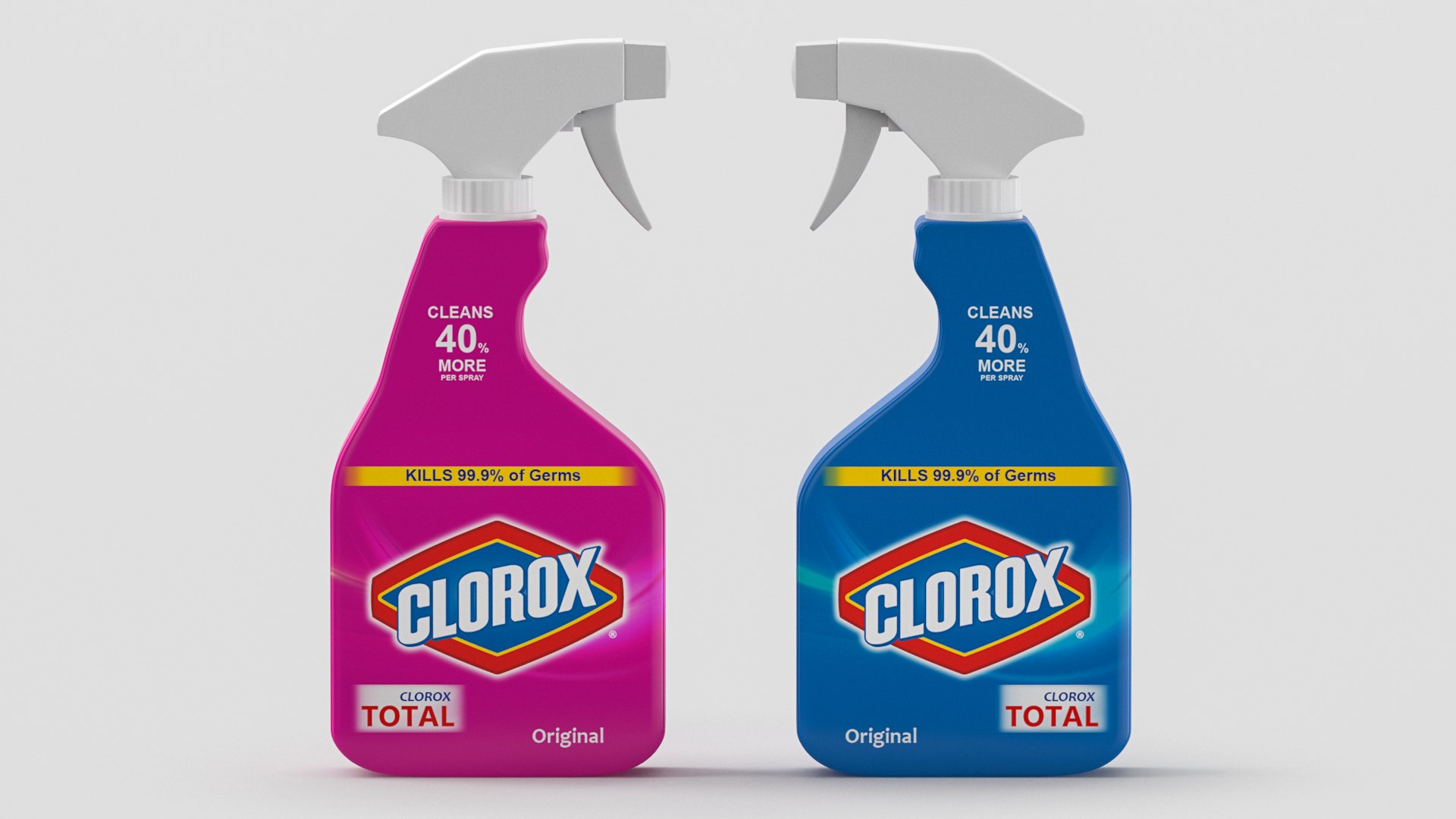 3D Clorox Spray Bottle Model - TurboSquid 1584126