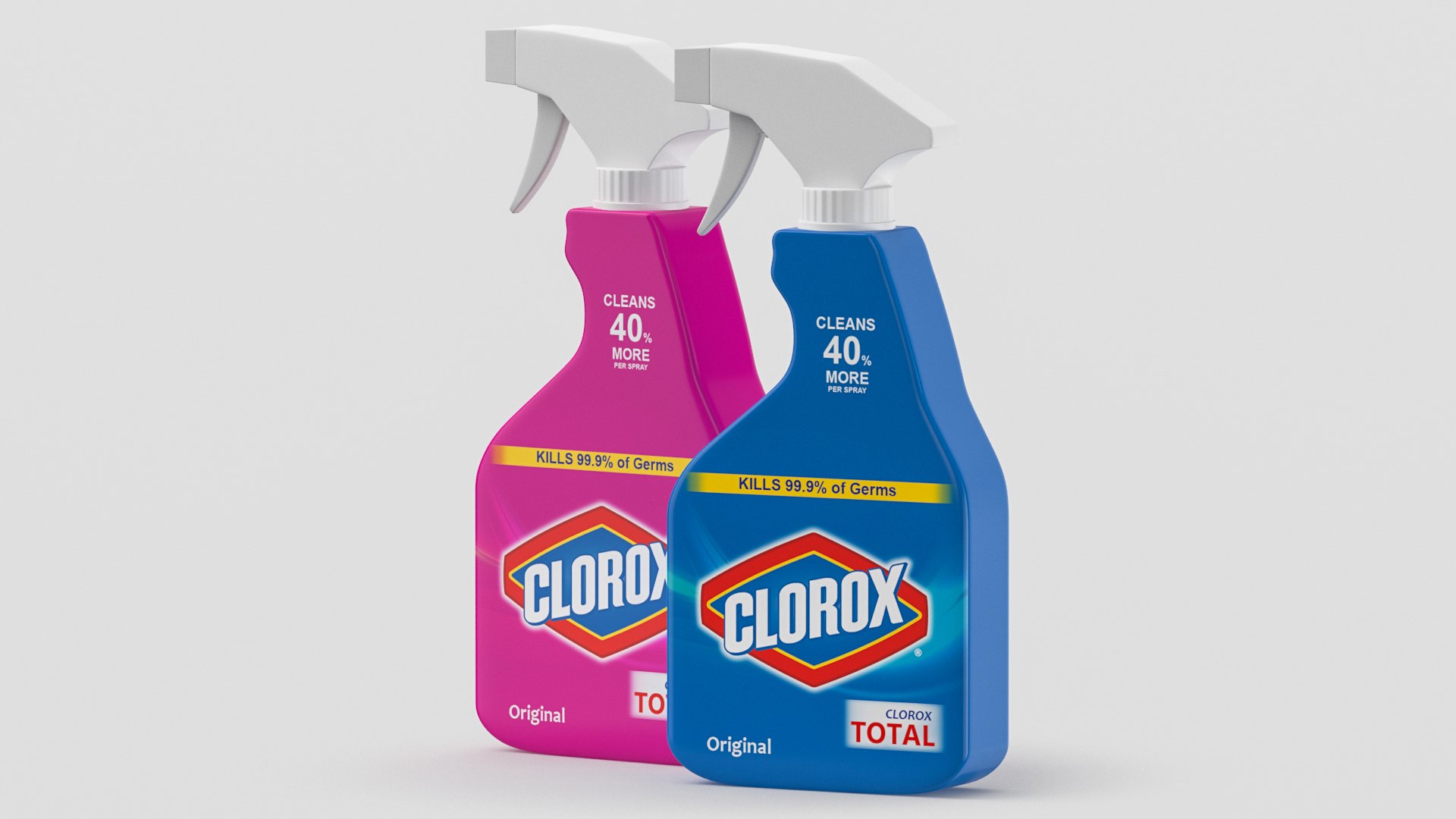 3D Clorox Spray Bottle Model - TurboSquid 1584126