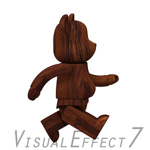 Dark Wood Bear Brick