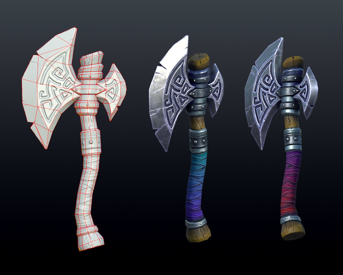 Stylized Axe 3D Model - TurboSquid 1386415