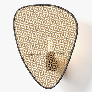 Vakker light Screen Cannage Sconce 3D