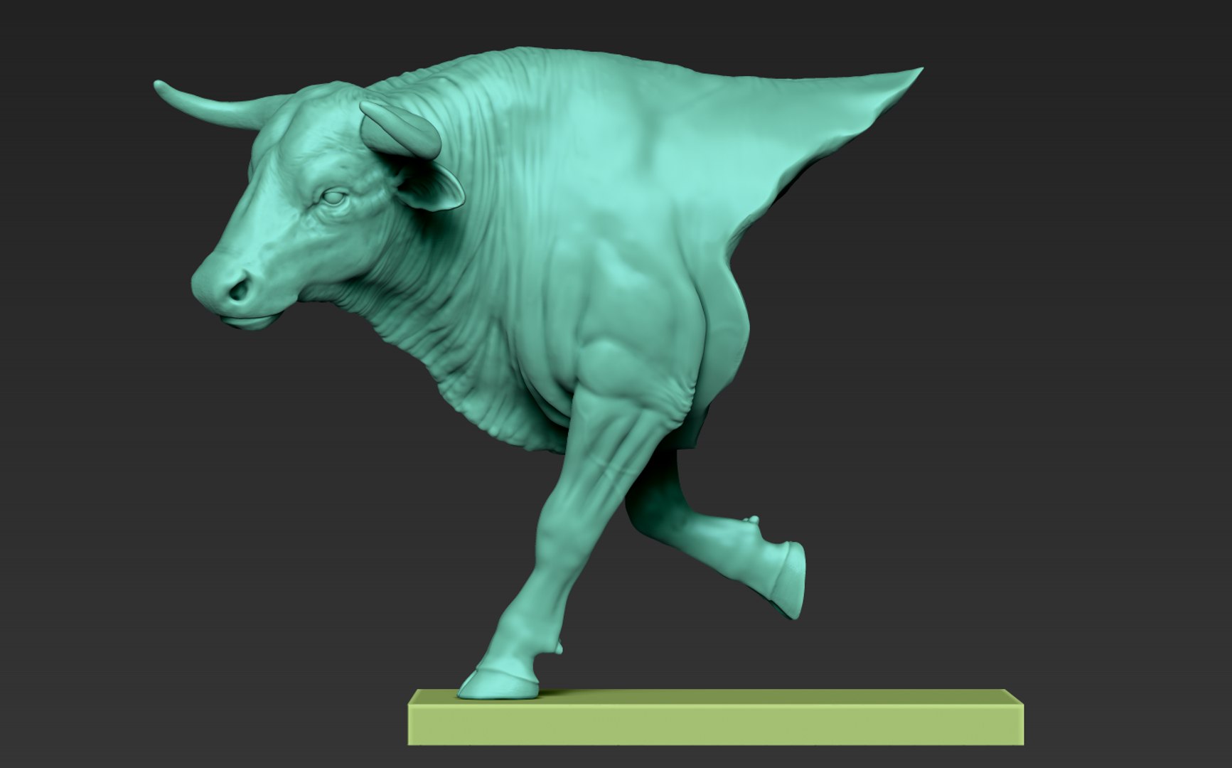 Bull Torso Model - TurboSquid 1755512