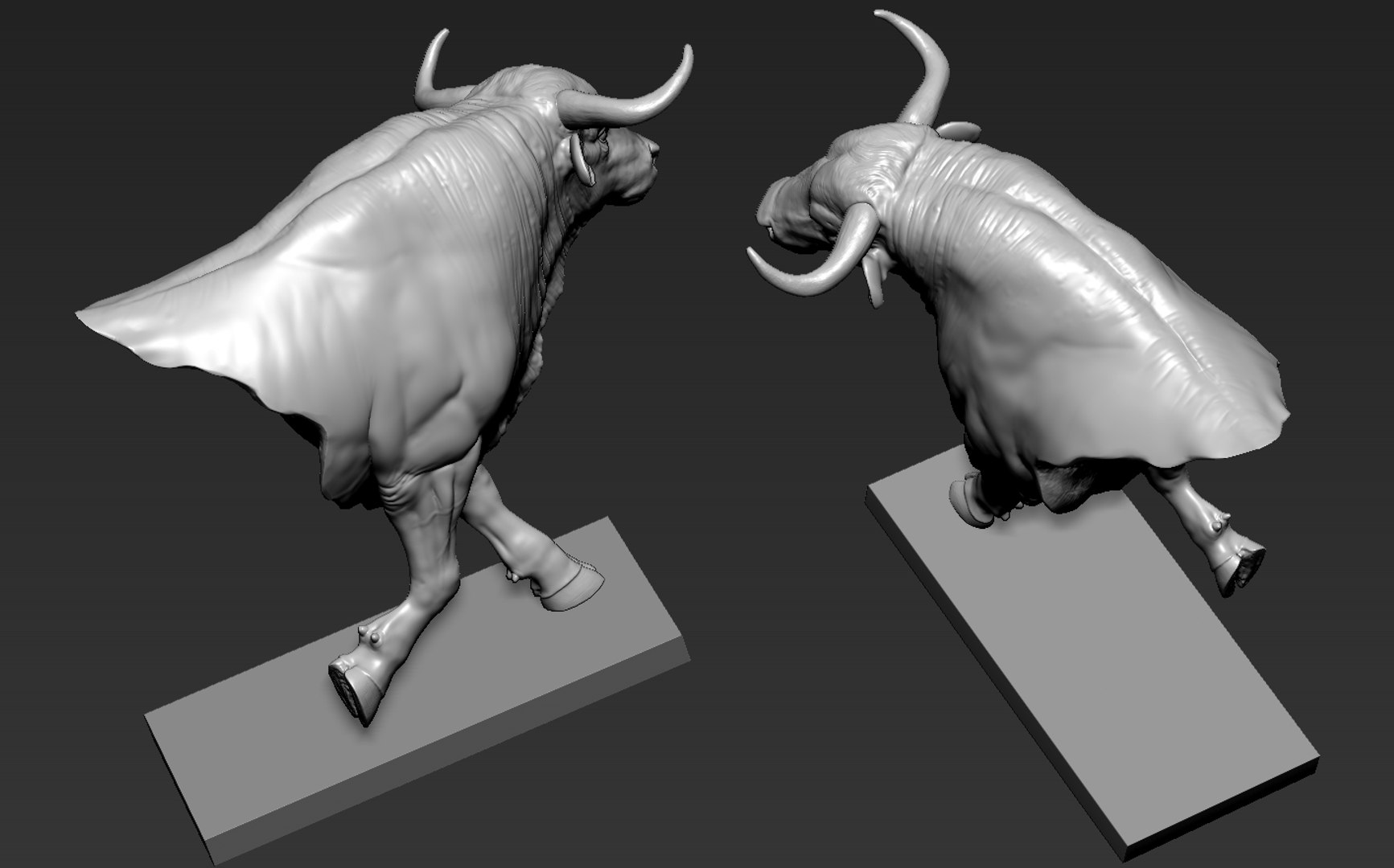 Bull Torso Model - TurboSquid 1755512
