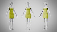 Dress 52 Citron Green