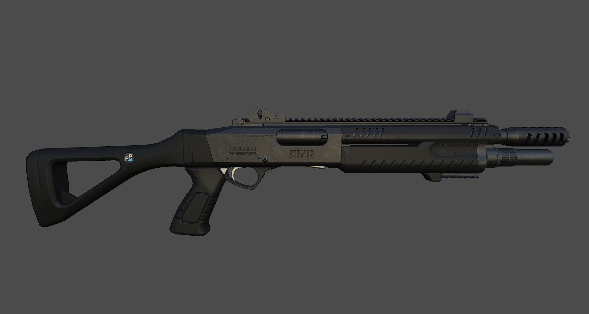 3d shotgun fabarm stf12 compact model