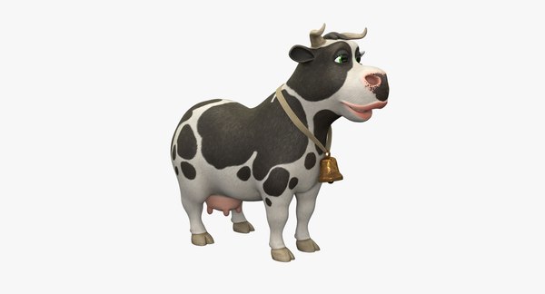 cow animation 3d