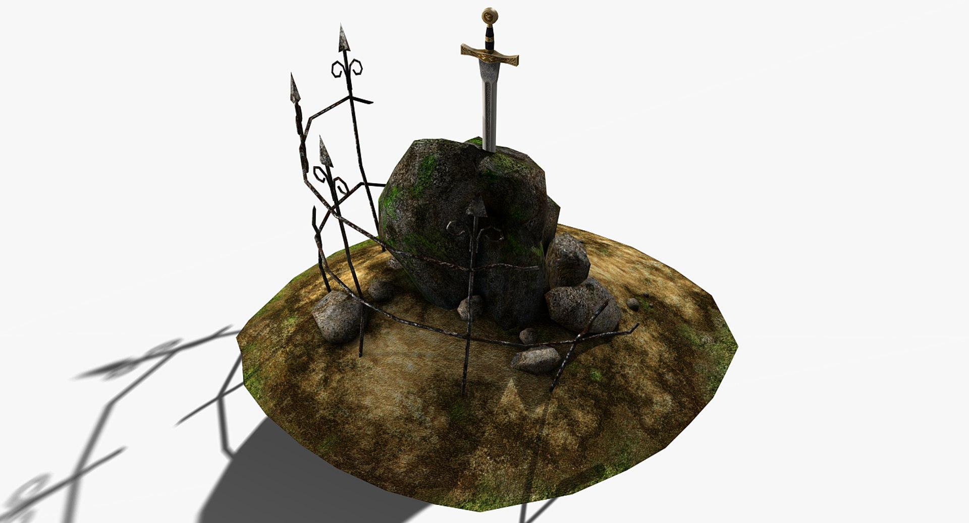 Excalibur Model - TurboSquid 1224209