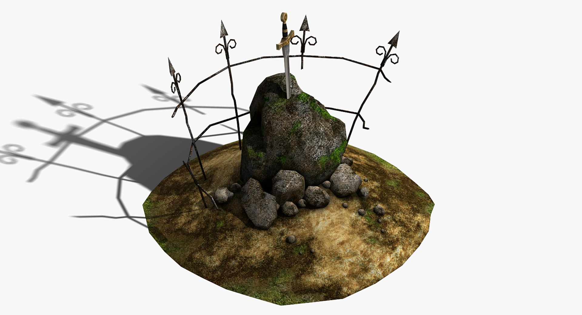 Excalibur Model - TurboSquid 1224209