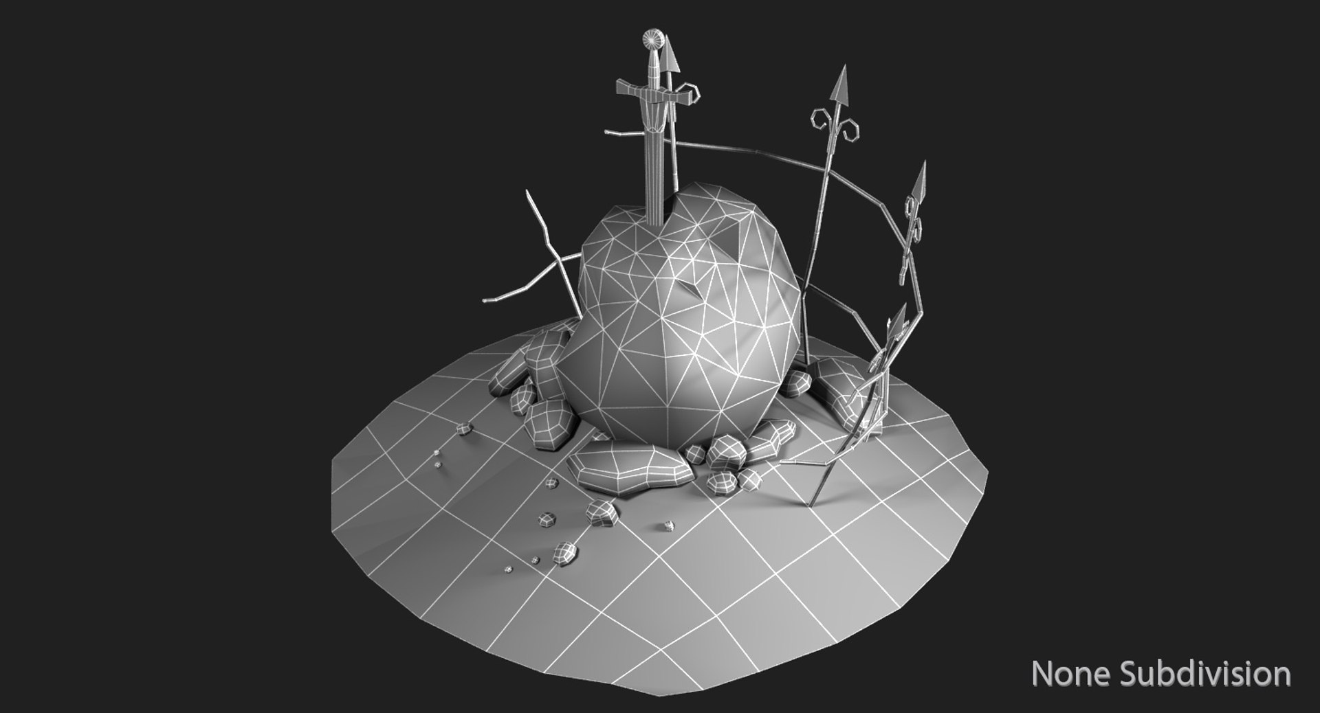 Excalibur Model - TurboSquid 1224209