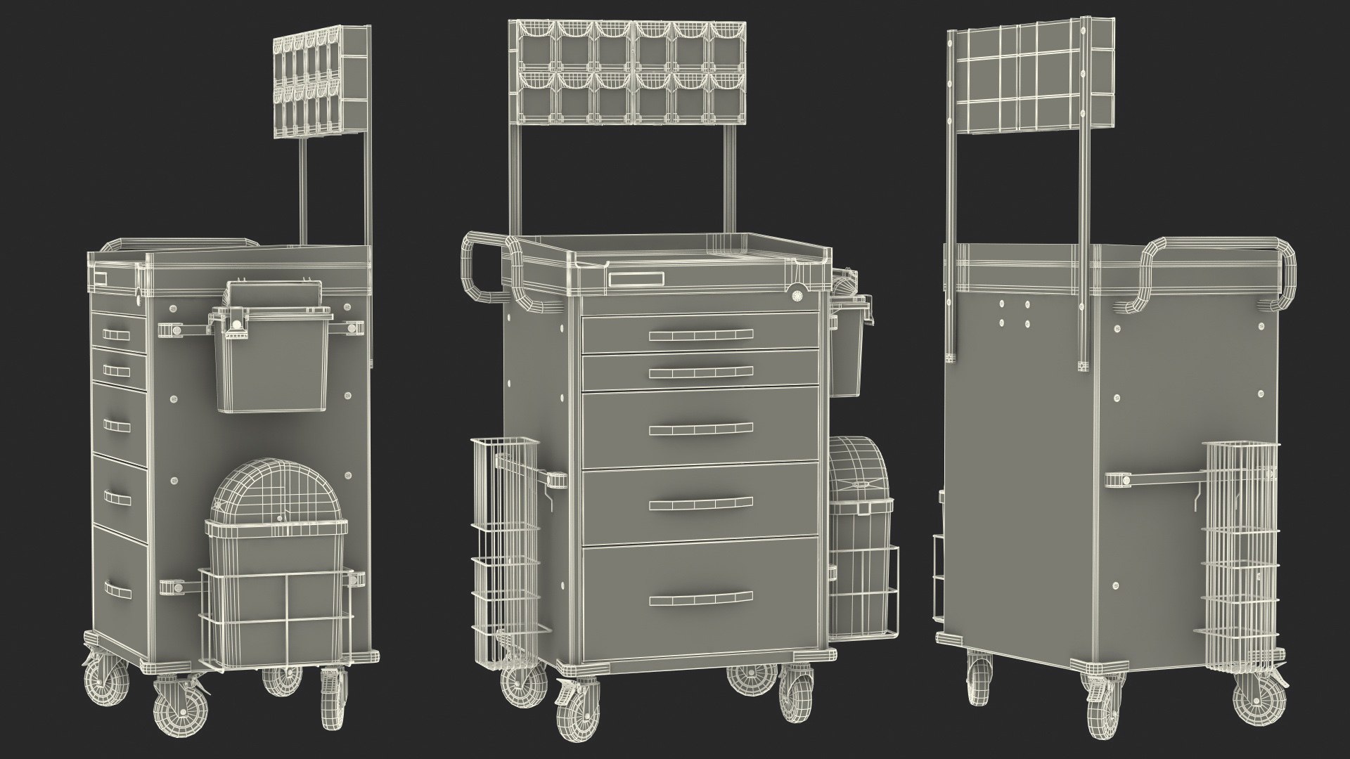 general purpose medical cart 3D model https://p.turbosquid.com/ts-thumb/T2/IwVK7D/nIsWk9qX/generalpurposemedicalcartwithorganizermb3dmodel025/jpg/1602800947/1920x1080/fit_q87/4ff98f53169a057ef323662c292a18f1fd50b0b6/generalpurposemedicalcartwithorganizermb3dmodel025.jpg