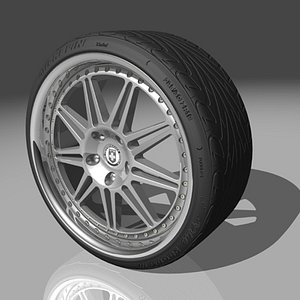 hre 441 wheel tires 3d model
