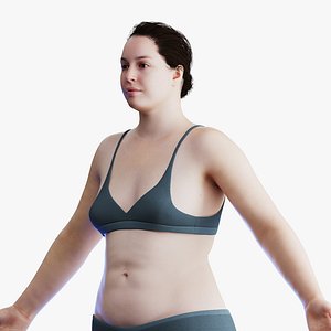 3D Human Anatomy Obese Female Body