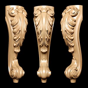 Classic carved leg