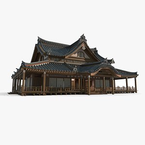 Hall of the Ancient Asian Assembly Building 3D model