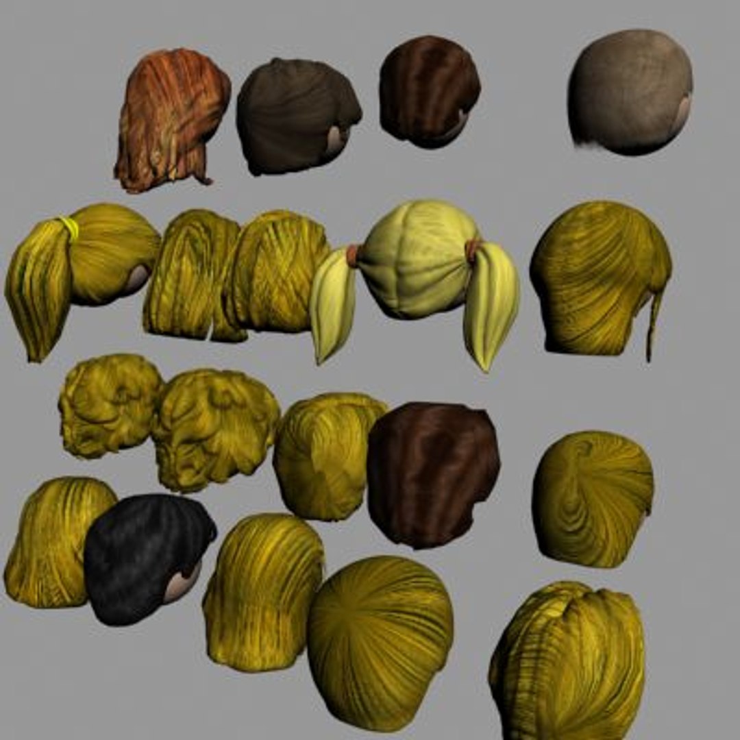 collections hair 34 different 3d model https://p.turbosquid.com/ts-thumb/T2/ZwXZCG/H9hxQP1U/7/jpg/1128104893/1920x1080/fit_q87/deae6bb527f8bee1e4ab650d4e5a36b65da85914/7.jpg
