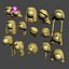 Hair Style Collection - 34 different Styles