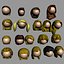 Hair Style Collection - 34 different Styles