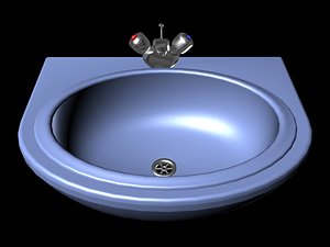 3d bathroom bathcab model