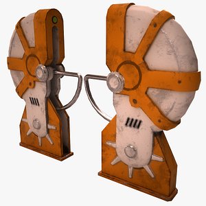 3D old turnstile model