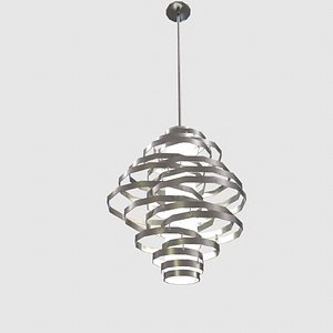 Lamp surrounded by rings
