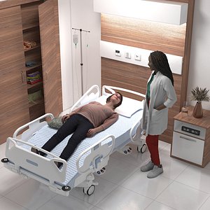 Pregnant Exam 3D model