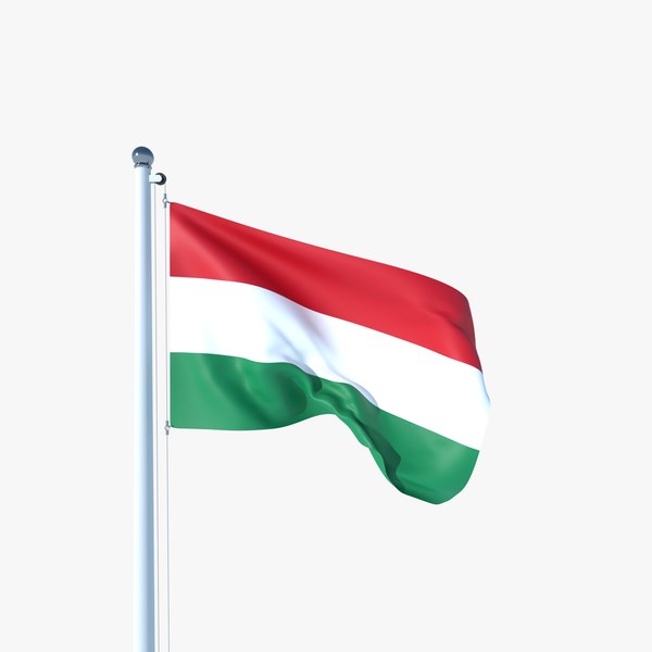 Animated Flag of Hungary 3D model