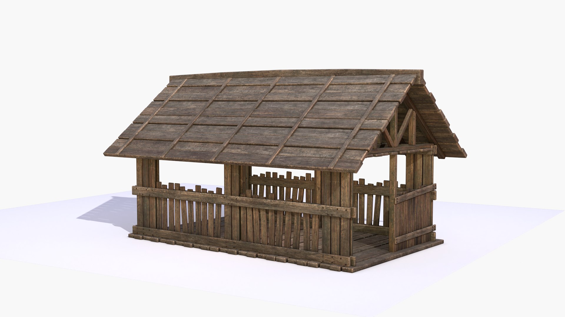 Old Wooden Shed Building 4K GameReady low-poly 3D model Low-poly 3D model model https://p.turbosquid.com/ts-thumb/T2/iIKjSX/YX/2/png/1787725023/1920x1080/fit_q87/0971d2c171bb10e896fd1c75ce2e41dd8f2f0b85/2.jpg