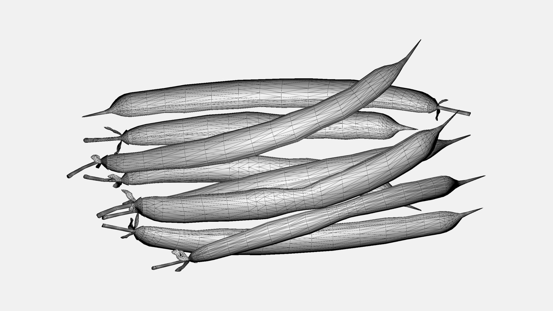 String Beans 3D - TurboSquid 2347694