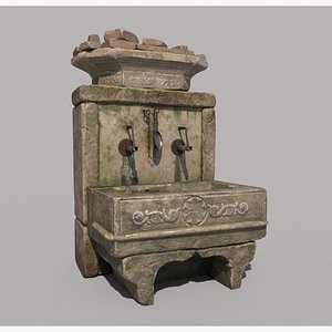 Ancient Stone Fountain