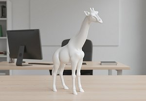 3D Giraffe 3D Printable 3D print model model