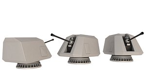Turret Gun Station 3D