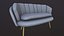 Искусный дизайн гостиной Диван Loveseat