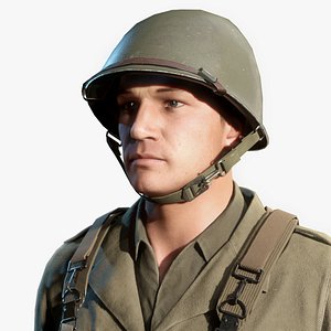 3D army man model