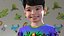 Asiatischer Kinderjunge im Spiderman-T-Shirt