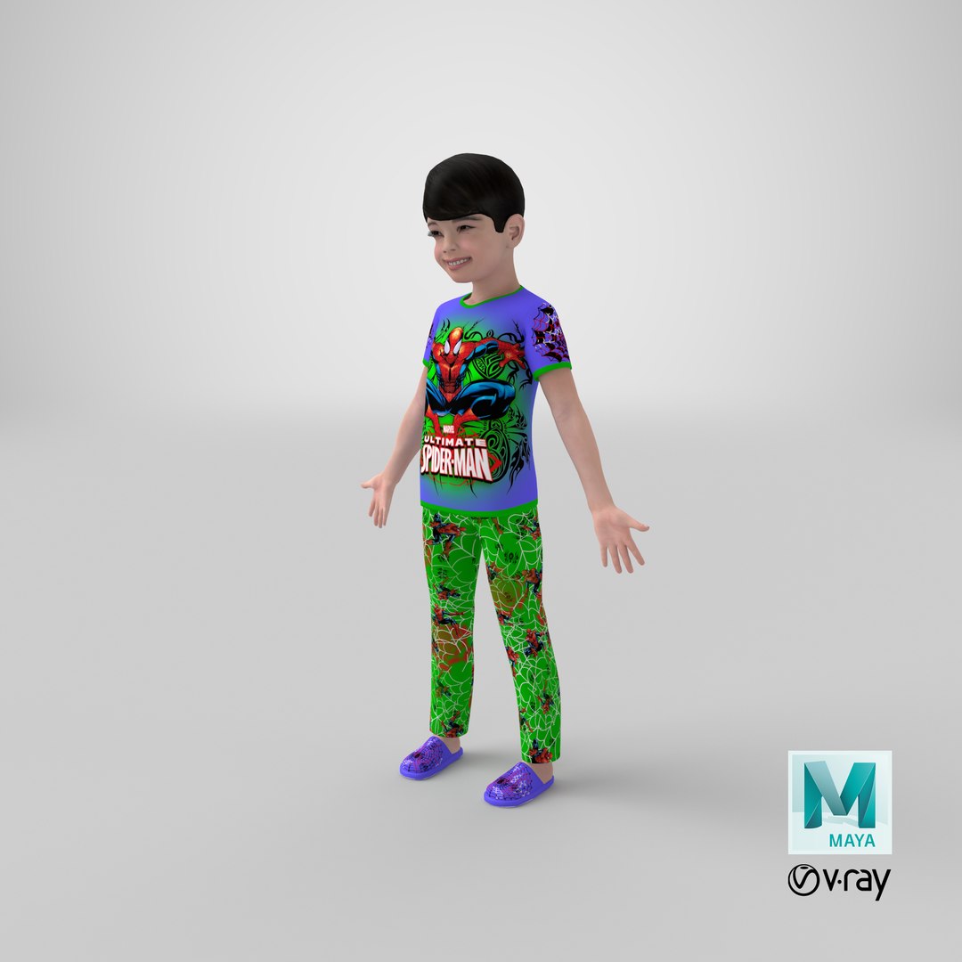 3D Asian Child Boy in Spiderman T-shirt https://p.turbosquid.com/ts-thumb/T2/zjrZlx/k2/stemcell_maya_vray_render/png/1677529822/1920x1080/fit_q87/5ec588b8cab95bc44251628903d8c160d4c388b4/stemcell_maya_vray_render.jpg
