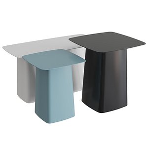 Metal Side Tables Outdoor 3D model