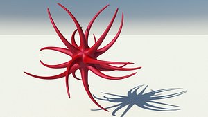 3D model looking virus