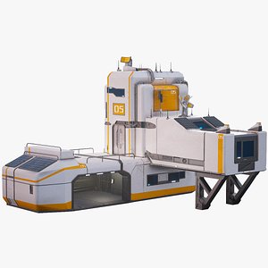 Interplanetary Modular Sci-Fi Building With The Garage