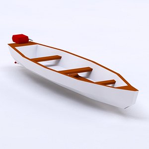 3ds cartoon toon boat