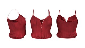 3D Crop Tank Top