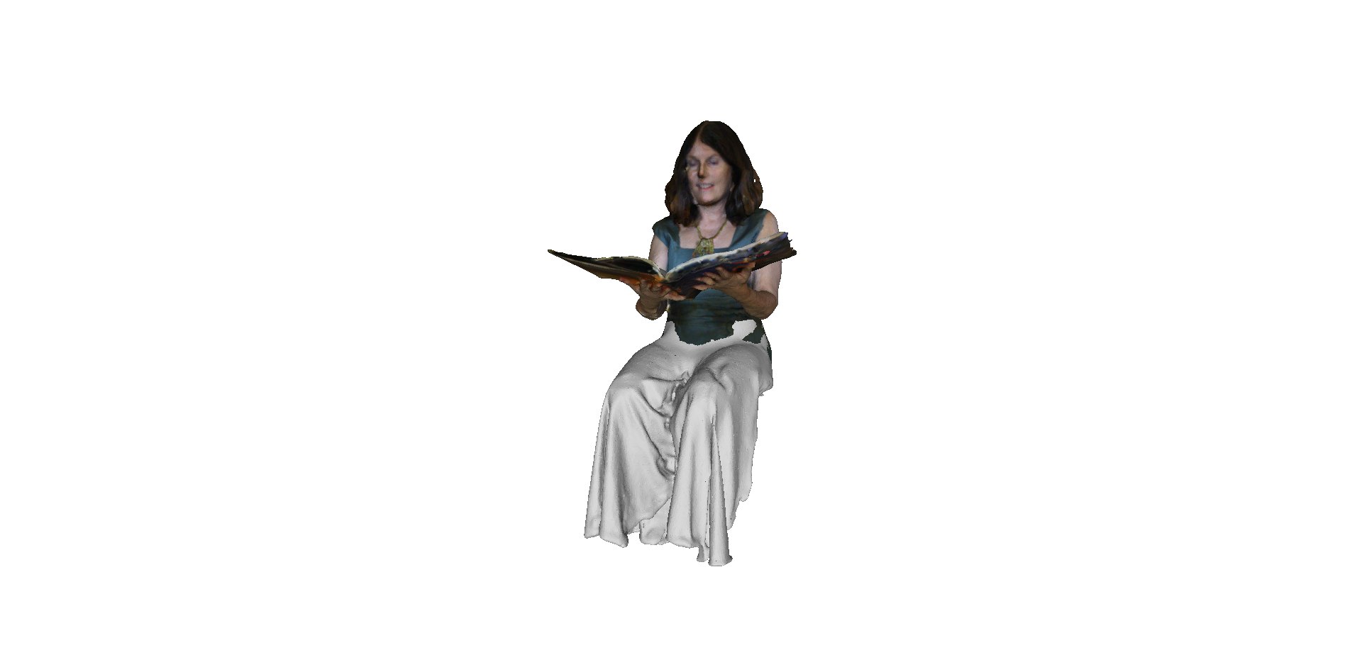 Girl reading 3D model - TurboSquid 1235205