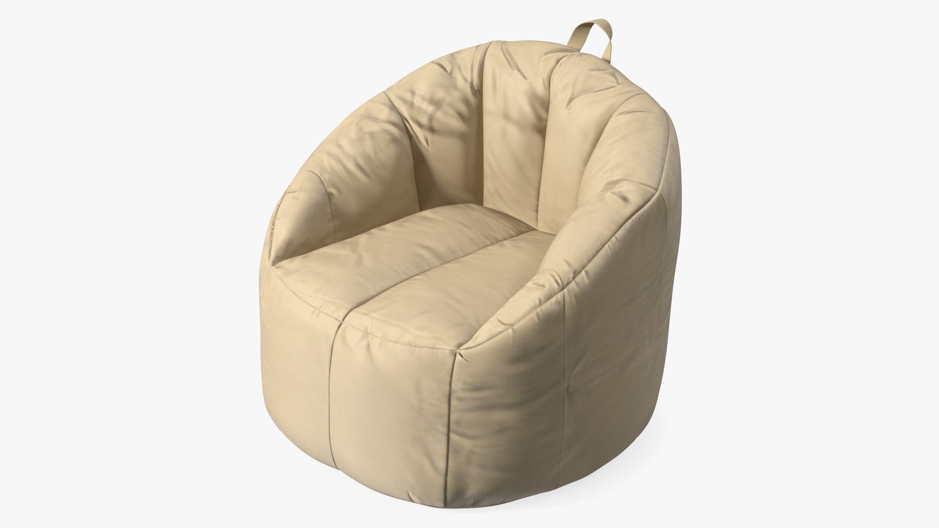 Sofa Sack Beige 3D model preview