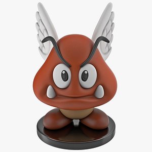 3d model flying goomba toy